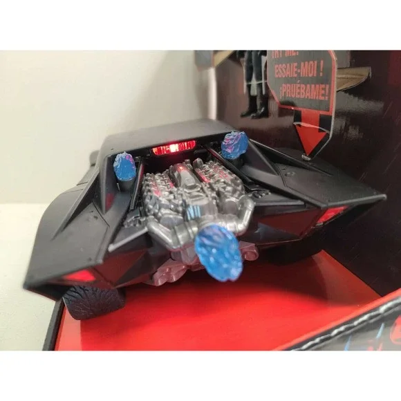 DC The Batman Movie BATMOBILE w/Lights/Sounds & 4.5” Figure 2022 Spin Master NEW